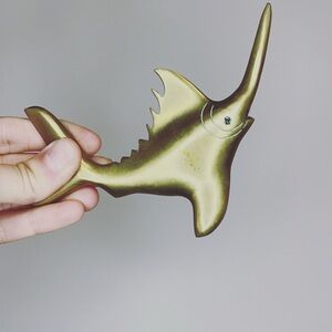Brass Swordfish Figurine